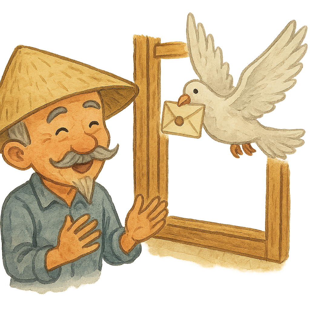 Bauer empfängt einen Newsletter